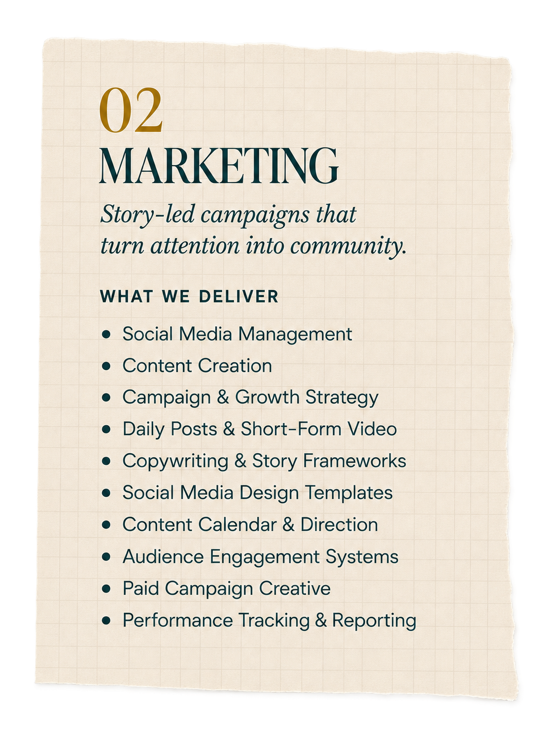 Marketing services