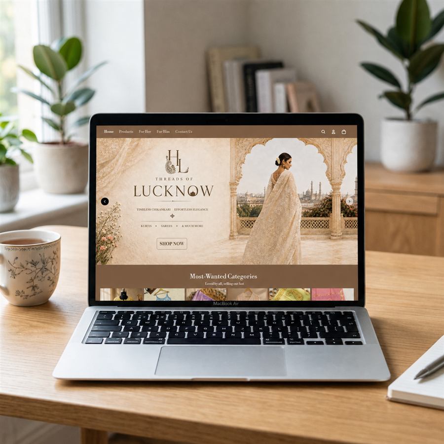 HarshaLucknowi Website Architecture