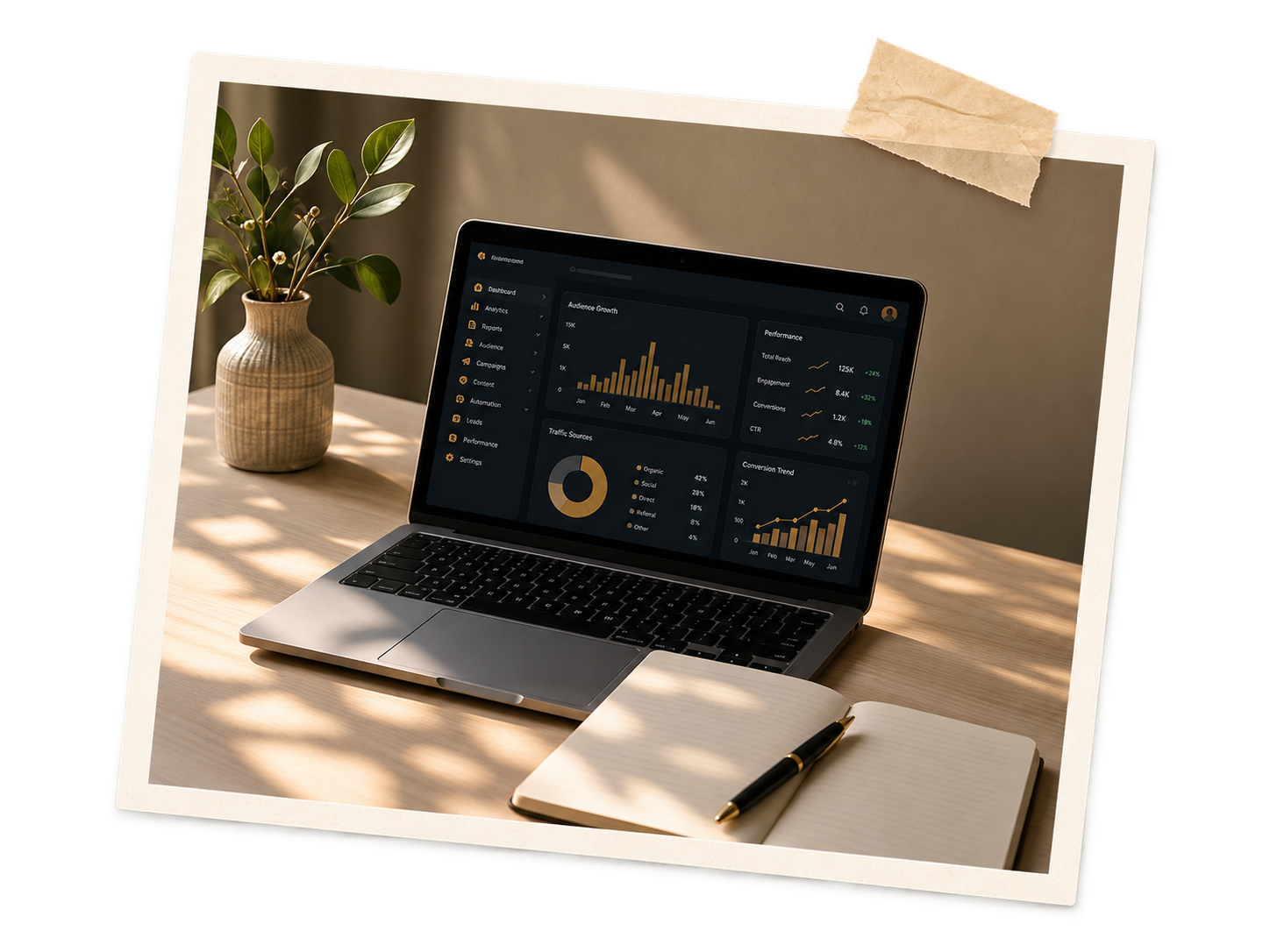 AI automation workspace