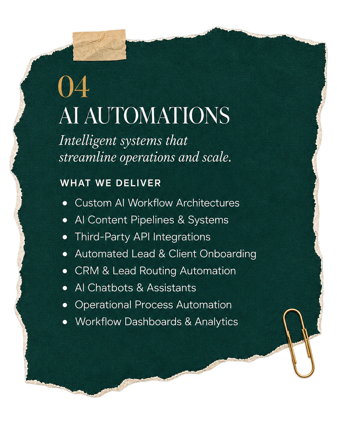 AI automation services